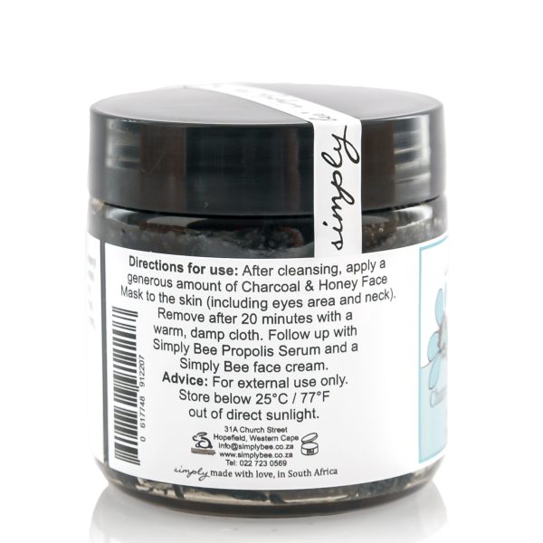 Simply Bee | Teen charcoal and honey face mask 100ml - Image 2